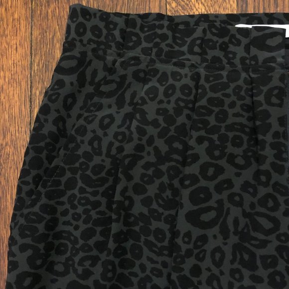Madewell Silk Leopard Print High Waist Zip Skirt - Picture 3 of 8